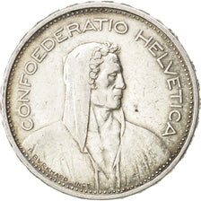 SWITZERLAND, 5 Francs, 1933, Bern, KM #40, EF(40-45), Silver, 31.45, 14.95