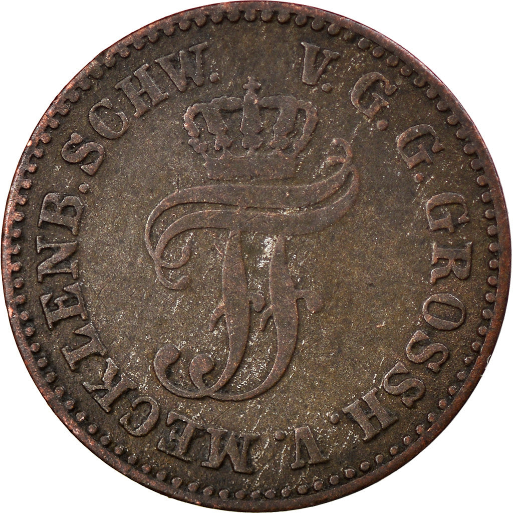 Munten, Duitse staten, MECKLENBURG-SCHWERIN, Friedrich Franz II, 1/48 Thaler