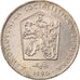 Coin, Czechoslovakia, 2 Koruny, 1990, VF(30-35), Copper-nickel, KM:75
