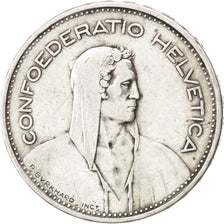 SWITZERLAND, 5 Francs, 1933, Bern, KM #40, VF(30-35), Silver, 31.45, 14.94