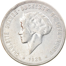 Coin, Luxembourg, Charlotte, 10 Francs, 1929, VF(30-35), Silver, KM:39