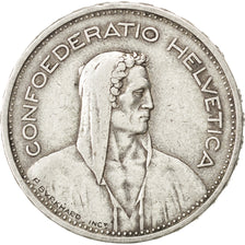 SWITZERLAND, 5 Francs, 1933, Bern, KM #40, VF(30-35), Silver, 31.45, 14.94