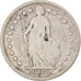 Monnaie, Suisse, Franc, 1877, Bern, TB+, Argent, KM:24