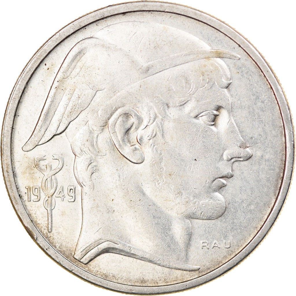 Monnaie, Belgique, 50 Francs, 50 Frank, 1949, TB+, Argent, KM:136.1