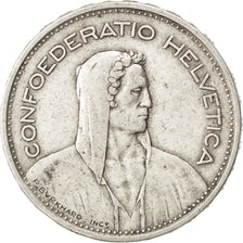 SWITZERLAND, 5 Francs, 1933, Bern, KM #40, VF(30-35), Silver, 31.45, 14.97