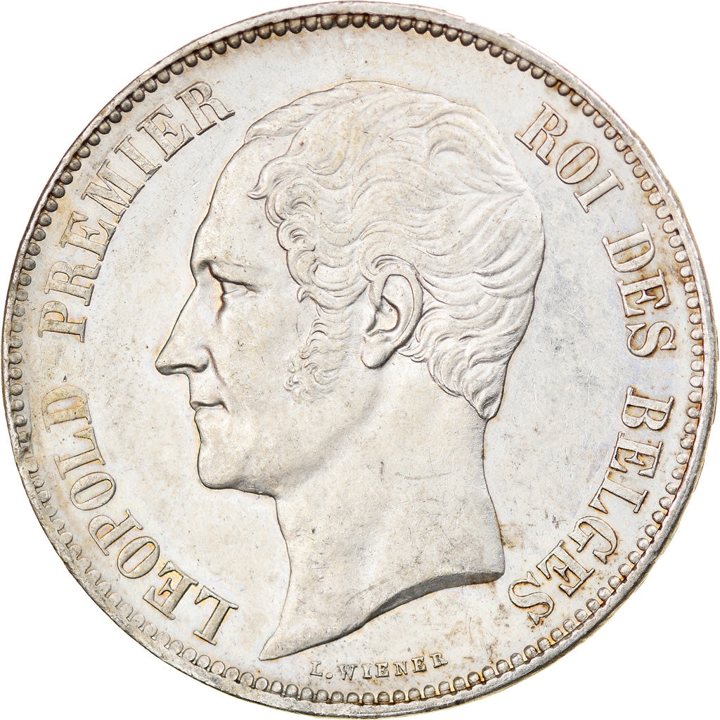 Monnaie, Belgique, Leopold I, 5 Francs, 5 Frank, 1849, TTB, Argent, KM:17