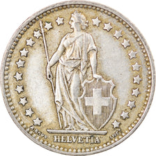 Coin, Switzerland, Franc, 1957, Bern, VF(30-35), Silver, KM:24