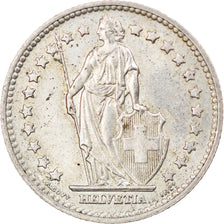 Coin, Switzerland, Franc, 1957, Bern, EF(40-45), Silver, KM:24