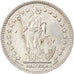 Coin, Switzerland, Franc, 1957, Bern, EF(40-45), Silver, KM:24
