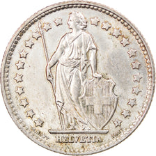 Coin, Switzerland, Franc, 1959, Bern, EF(40-45), Silver, KM:24