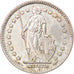 Coin, Switzerland, Franc, 1959, Bern, EF(40-45), Silver, KM:24