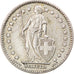 Coin, Switzerland, Franc, 1961, Bern, EF(40-45), Silver, KM:24