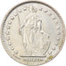 Coin, Switzerland, Franc, 1962, Bern, EF(40-45), Silver, KM:24