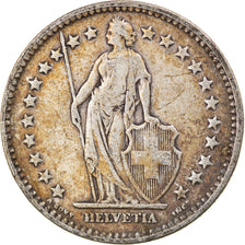 Coin, Switzerland, 2 Francs, 1914, Bern, VF(20-25), Silver, KM:21