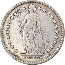 Moneta, Szwajcaria, 2 Francs, 1920, Bern, VF(20-25), Srebro, KM:21
