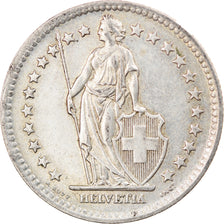 Coin, Switzerland, 2 Francs, 1944, Bern, EF(40-45), Silver, KM:21