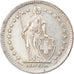 Coin, Switzerland, 2 Francs, 1944, Bern, EF(40-45), Silver, KM:21