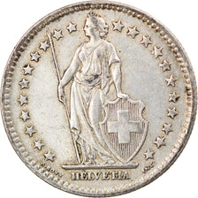 Coin, Switzerland, 2 Francs, 1945, Bern, VF(30-35), Silver, KM:21