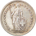 Coin, Switzerland, 2 Francs, 1948, Bern, VF(30-35), Silver, KM:21