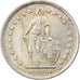Coin, Switzerland, 2 Francs, 1961, Bern, EF(40-45), Silver, KM:21