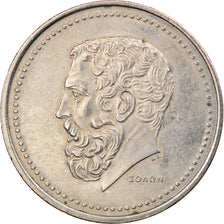 Coin, Greece, 50 Drachmai, 1980, VF(30-35), Copper-nickel, KM:124