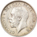 Moneda, Gran Bretaña, George V, Shilling, 1917, BC+, Plata, KM:816