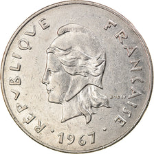 Coin, New Caledonia, 50 Francs, 1967, Paris, VF(30-35), Nickel, KM:7
