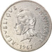 Coin, New Caledonia, 50 Francs, 1967, Paris, VF(30-35), Nickel, KM:7
