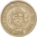 Coin, Peru, 5 Soles, 1975, Lima, VF(30-35), Copper-nickel, KM:267