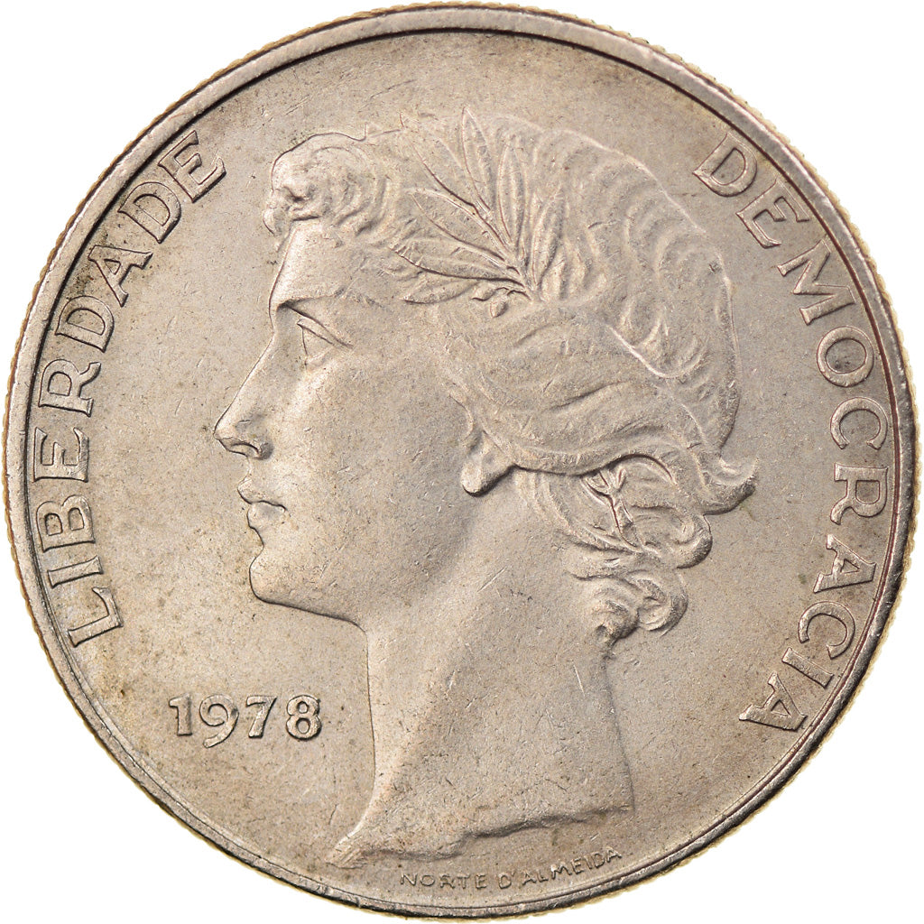 Monnaie, Portugal, 25 Escudos, 1978, TB+, Copper-nickel, KM:607