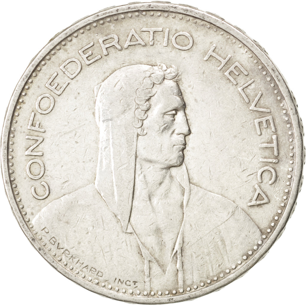 Switzerland, 5 Francs, 1932, Bern, VF(30-35), Silver, KM:40