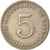 Moneda, Panamá, 5 Centesimos, 1970, BC+, Cobre - níquel, KM:23.2