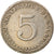 Moneta, Panama, 5 Centesimos, 1975, MB+, Rame-nichel, KM:23.2