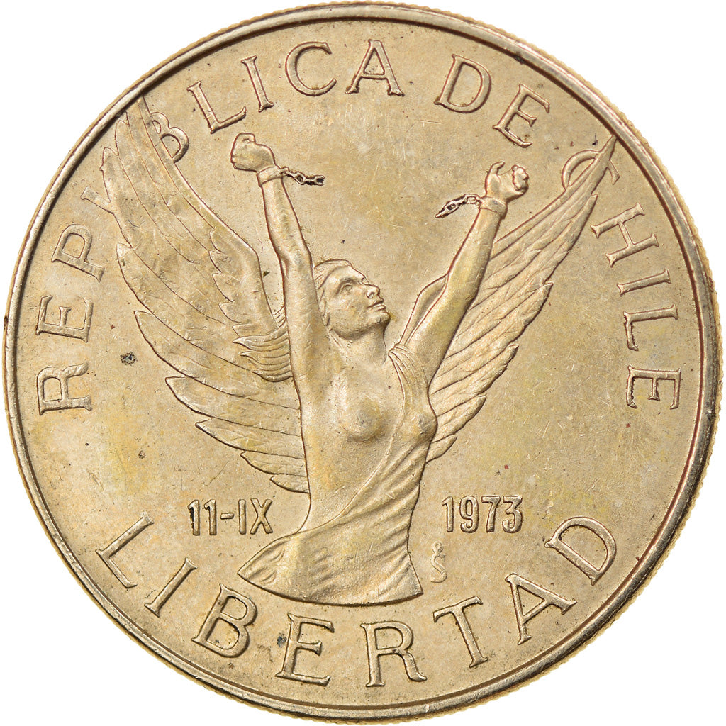 Coin, Chile, 10 Pesos, 1978, Santiago, VF(30-35), Copper-nickel, KM:210