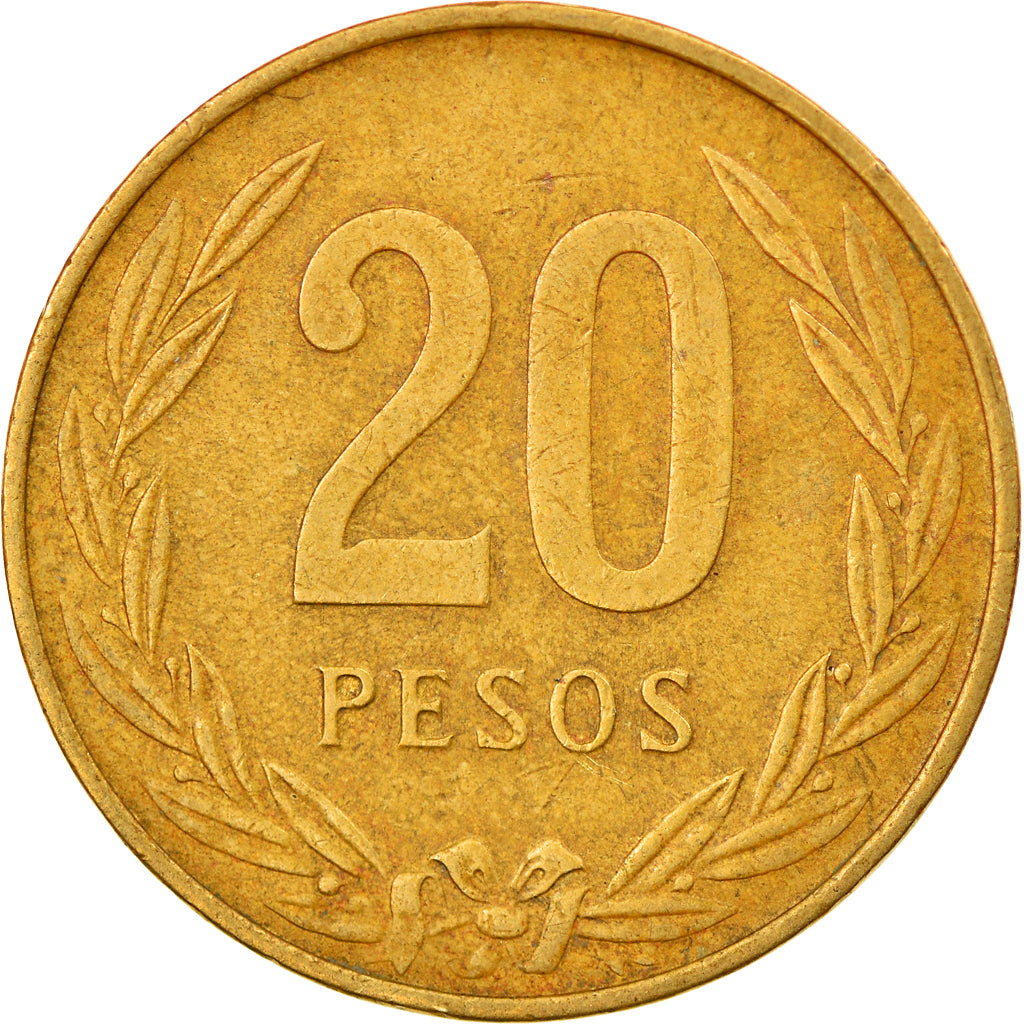 Moneta, Colombia, 20 Pesos, 1985, MB+, Alluminio-bronzo, KM:271