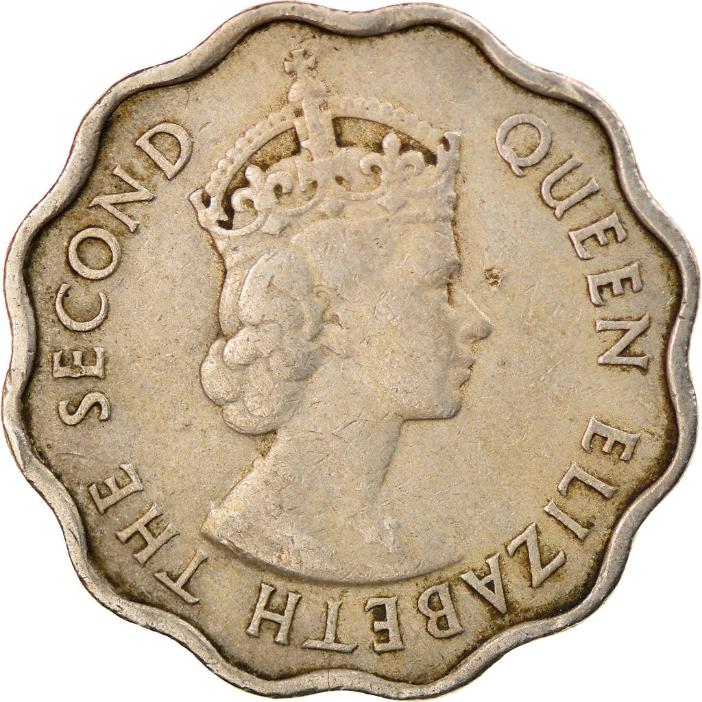 Coin, Mauritius, Elizabeth II, 10 Cents, 1969, VF(30-35), Copper-nickel, KM:33