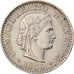 Coin, Switzerland, 20 Rappen, 1956, Bern, VF(30-35), Copper-nickel, KM:29a