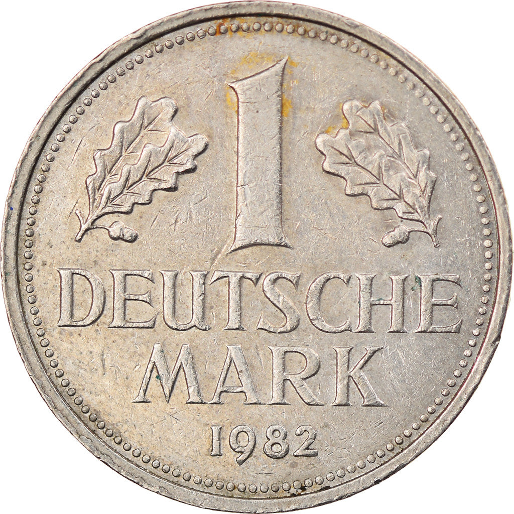 Münze, Bundesrepublik Deutschland, Mark, 1982, Stuttgart, S+, Copper-nickel