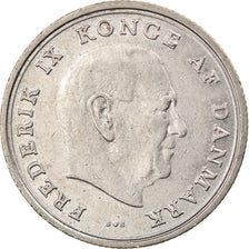 Coin, Denmark, Frederik IX, Krone, 1972, Copenhagen, VF(30-35), Copper-nickel