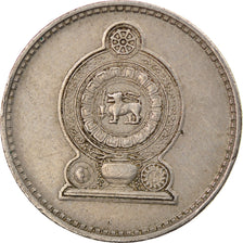 Coin, Sri Lanka, 50 Cents, 1972, VF(30-35), Copper-nickel, KM:135.1