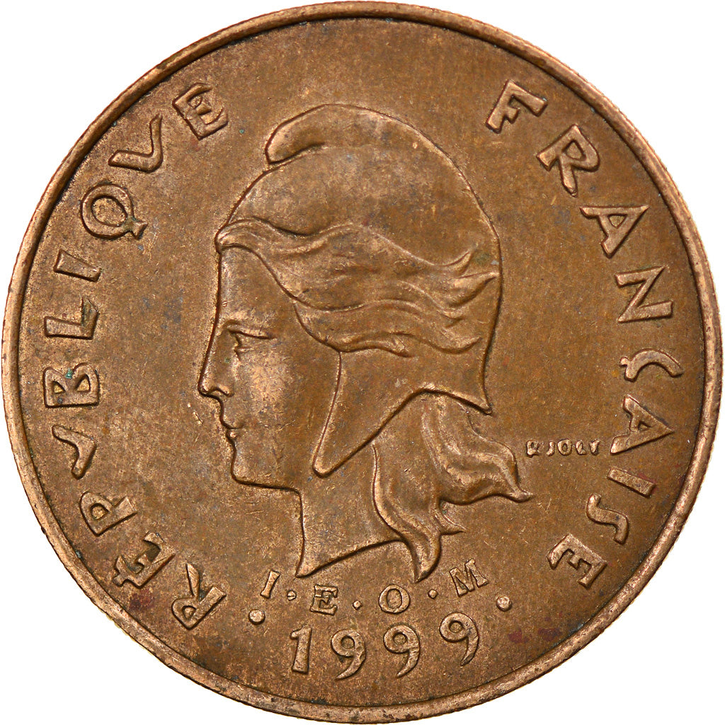 Coin, French Polynesia, 100 Francs, 1999, Paris, VF(30-35), Nickel-Bronze, KM:14