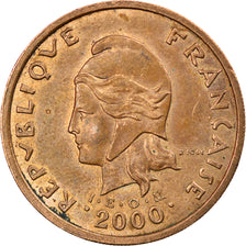 Moneta, Polinezja Francuska, 100 Francs, 2000, Paris, EF(40-45), Nikiel-Brąz