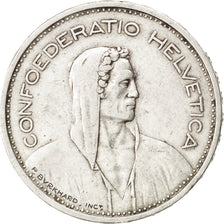 SWITZERLAND, 5 Francs, 1931, Bern, KM #40, AU(50-53), Silver, 31.45, 14.93