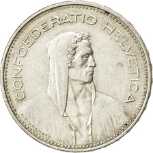 SWITZERLAND, 5 Francs, 1965, Bern, KM #40, AU(50-53), Silver, 31.45, 15.05