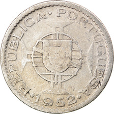Moneta, Mozambik, 10 Escudos, 1952, VF(30-35), Srebro, KM:79