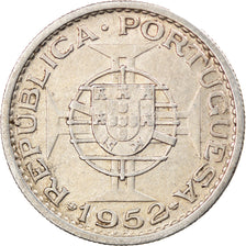 Monnaie, Mozambique, 10 Escudos, 1952, TTB, Argent, KM:79