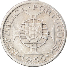 Monnaie, Mozambique, 10 Escudos, 1955, TB+, Argent, KM:79