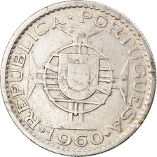 Coin, Mozambique, 10 Escudos, 1960, VF(30-35), Silver, KM:79