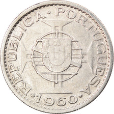Coin, Mozambique, 10 Escudos, 1960, VF(30-35), Silver, KM:79