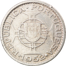 Coin, Mozambique, 20 Escudos, 1952, VF(30-35), Silver, KM:80